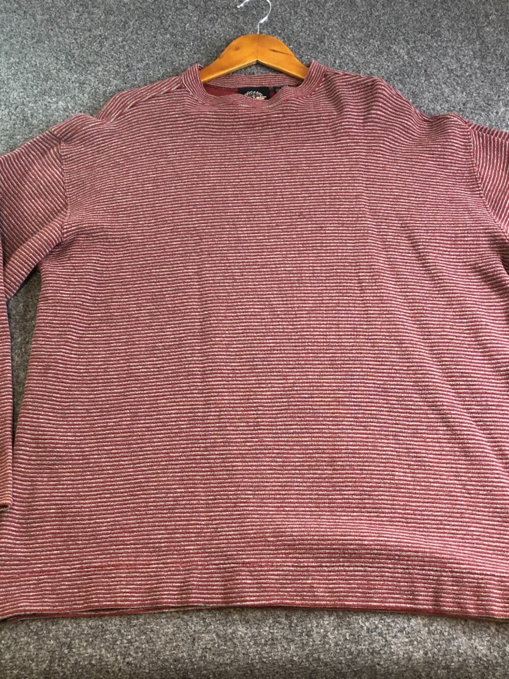 Dockers Levis Shirt Mens Large Red Blue Stripe Y2K Skate Surft Boxy Y2K